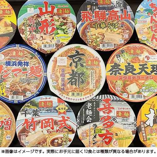 ニュータッチ 凄麺　12食詰め合わせ