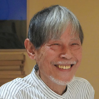 五味太郎
「絵本＝「こどもの本」というのは　ちょっともったいない」